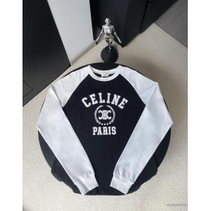 韓国の人気風通しのよい長袖Tシャツブランド コピー 販売CELINE