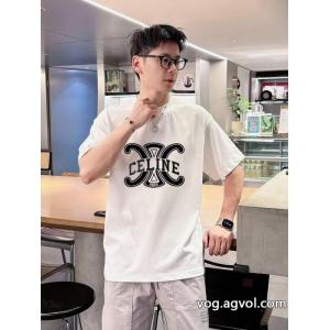 ロゴが素敵人気新商品セリーヌ半袖Tシャツブランド コピー 販売