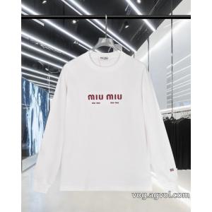 オシャレ上級者に超稀少MIUMIU長袖Tシャツ激安 通販 専門
