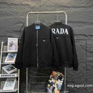 最高品質pradaプラダ・新作三角マークリベットファスナージャケット
