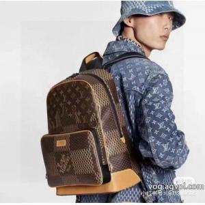 LV×NIGOオールドフラワーチェックのショルダーバッグ