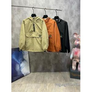 ストーンアイランドStone lsland連帽ポンチョハーフプルチェーンジャケット