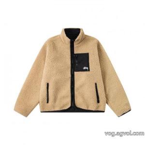 stussyステューシーリバーシブルジッパースタンドネックアメリカンレトロジャケットジャケット