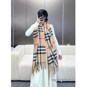 BURBERRYバーバリー爆金定番小格子大ストール男女兼用
