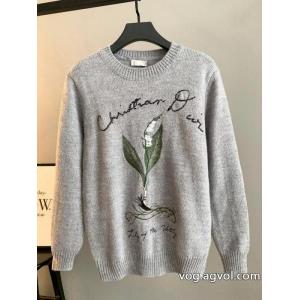 DIOR定番オールインワンチュールジャカードラウンドネックセーター