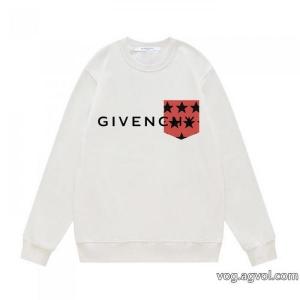 Givenchy秋冬新作星柄ロゴプリントパーカー男女同型