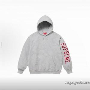 Supremeアメリカントレンドキリンアームロゴプリントドローキャップパーカー