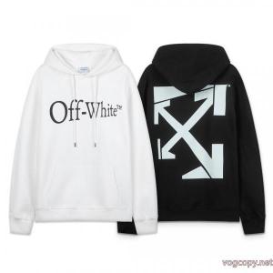 offwhite25ss新型不規則矢印460 gゆったり版フードパーカー