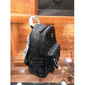 MCMクラシック高品質ブラックショルダーバッグ