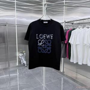loewe2026秋冬新作丸首半袖Tシャツ男女同型