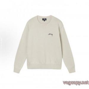 Stussy純色アルファベットセーター