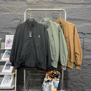 Ralph Laurenラフローレンアメリカンレトロクラシックな開襟工装刺繍風ジャケット