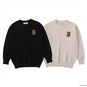 BURBERRY歯ブラシ刺繍ロゴニットセーター