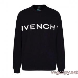 GIVENCHYスクエア大刺繍ラウンドネックセーター男女同型