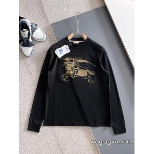 BURBERRY2026新作/送料込 人気販売中 爽やかな印象長袖Tシャツブランド 品 激安 通販