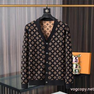 コピー 商品 ブランド優れた品質 最安値新作 今年のトレンドカラーセーターコートLOUIS VUITTON