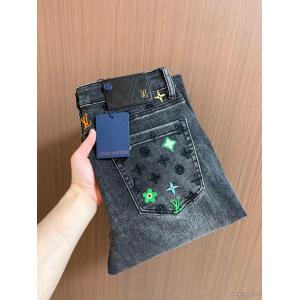 SS25極上発売 希少価値大 ユニセックススタイル偽 ブランド 購入ジーンズLOUIS VUITTON