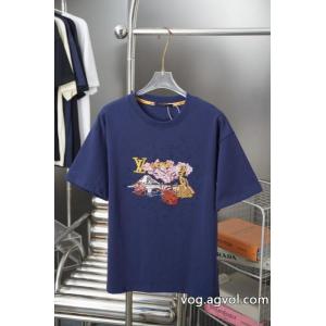 大胆なスリット上品 評価の高い 雑誌掲載アイテム LOUIS VUITTON半袖Tシャツスーパー コピー メンズ