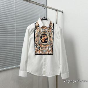 長袖シャツ激安 ブランドDolce&Gabbanaぐっと鮮度がアップ 新作入荷品質保証 HOT豊富な