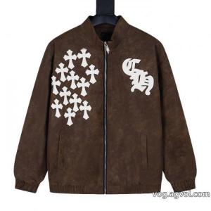 大人カジュアル 雑誌掲載人気アイテム 最新作入荷ジャケットCHROME HEARTSブランド 品 激安 通販