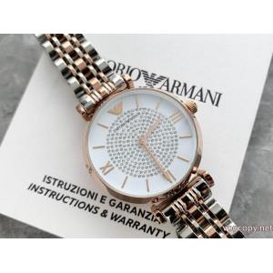 人気の高さ激安通販 安心国内発送 NEWトップスブランド コピー バック時計ARMANI..