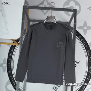 セレブも多数愛用 2026年秋冬流行ファッション 2026冬更新人気商品CHROME HEARTS長袖Tシャツブランド 通販...