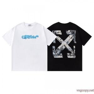 偽 ブランド新作追加! 2026限定 男女兼用に人気 清涼感あるカジュアル半袖TシャツOff-White