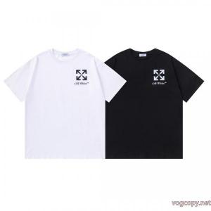 偽物 通販 人気の商品 大人フェミニン 高級感ある半袖TシャツOff-White
