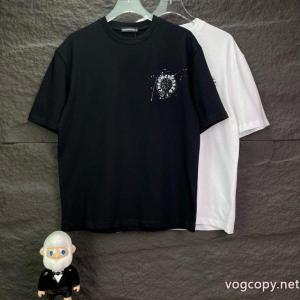 話題沸騰 円高還元Sale 流行の最前線偽物 ブランド 激安半袖TシャツCHROME HEARTS