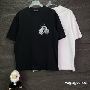 半袖TシャツCHROME HEARTS清涼感 高品質で綺麗 上品な光沢感ブランド 激安