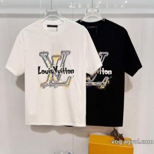 LOUIS VUITTON価格帯が魅力的 機能面抜群 相性抜群のコンビ半袖Tシャツ 2026ブランドスーパーコピー