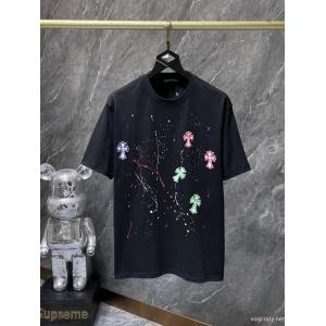 コピー ブランド 販売CHROME HEARTSギフトにオススメ 肌触り最高 豊富な色揃え半袖Tシャツ