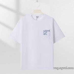 半袖Tシャツ素材感に注目 上質なもの 定番 ファッションブランド 品 激安 通販LOEWE