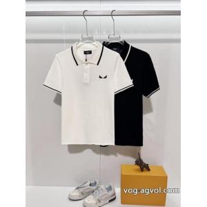 お洒落上級者 オシャレ VIPセールでお得ブランド コピー 販売 店半袖poloTシャツFENDI
