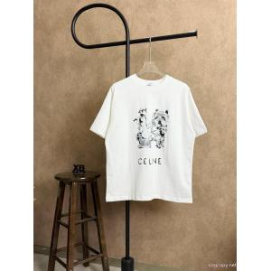 販路限定モデル 男女通用 限定特価半袖TシャツCELINEブランド コピー