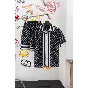 コピー 商品 販売在庫希少 防热性に優れた スタイリッシュな印象半袖セットLOUIS VUITTON