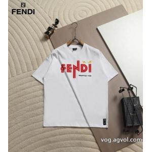 今年マスト お洒落が人気新品 素敵なデザインブランド コピー 安心半袖TシャツFENDI