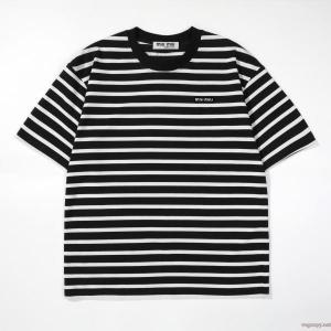 ミュウミュウ最安値保証 上品スタイル 存在感のある 偽 ブランド 通販半袖Tシャツ