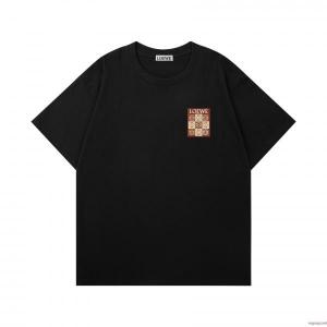 高級感演出 ユニークなデザイン 最新作正規品半袖TシャツLOEWEブランド 偽物 通販