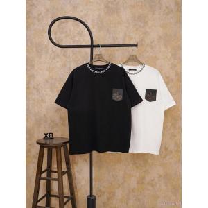 半袖Tシャツ激安 ブランド 通販LOUIS VUITTON大人気個性がある雰囲気 春季新作品 首胸ロゴ