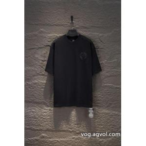 偽 ブランド サイト半袖Tシャツ優雅さに溢れる 完売必須 最安値挑戦中CHROME HEARTS