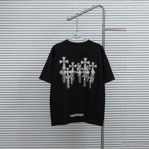 ブランド コピーCHROME HEARTS豊富な色揃え 新作超高人気 肌触りの着心地が良く 半袖Tシャツ
