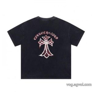 CHROME HEARTS今すぐ欲しい 最新トレンド 韓国ファッションスーパー コピー 通販 優良半袖Tシャツ