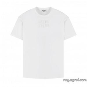 MIUMIU半袖Tシャツブランド 通販店優れた品質 大注目！ 高級感演出