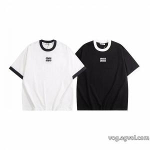 高品質 人気 大人の定番 カワイイ雰囲気ミュウミュウスーパー コピー 販売半袖Tシャツ
