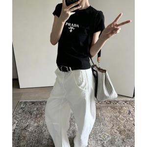 半袖TシャツPRADAブランド アクセサリー 激安雑誌登載商品 新品保証 在庫希少