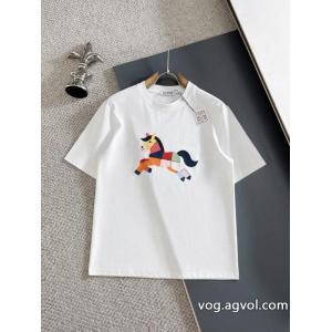 半袖Tシャツ高級感漂う 26新作限定版プリント 暖かな着心地LOEWEコピー 商品 ブランド