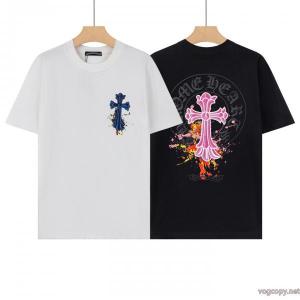 夏季限定販売 存在感のある 高評価アイテムCHROME HEARTSコピー ブランド 通販半袖Tシャツ