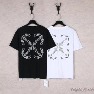 人気売れ筋商品 希少入荷 ファスナー式Off-White半袖Tシャツコピー ブランド 通販