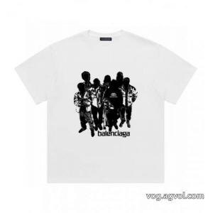 ブランド 偽物 激安balenciaga安定した質感 ファスナー式 優秀なアイテム半袖Tシャツ